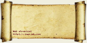 Hana Janičić vizit kartica